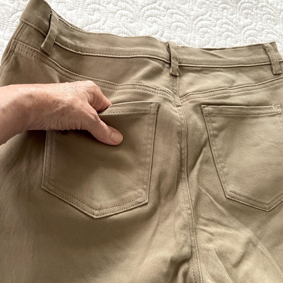 Gloria Vanderbilt Classic High Waist Jeans Tan Size 10 - Picture 8 of 11